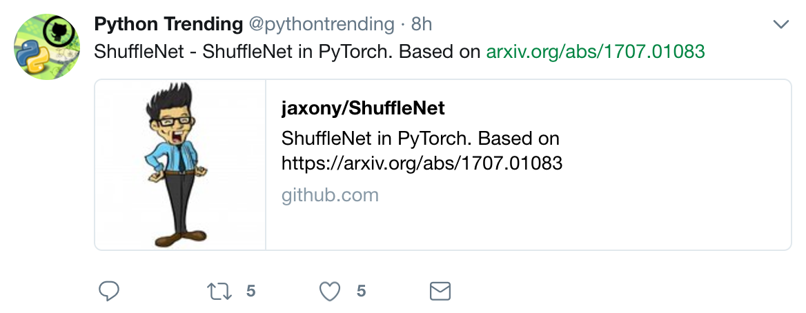 Python Trending Tweet